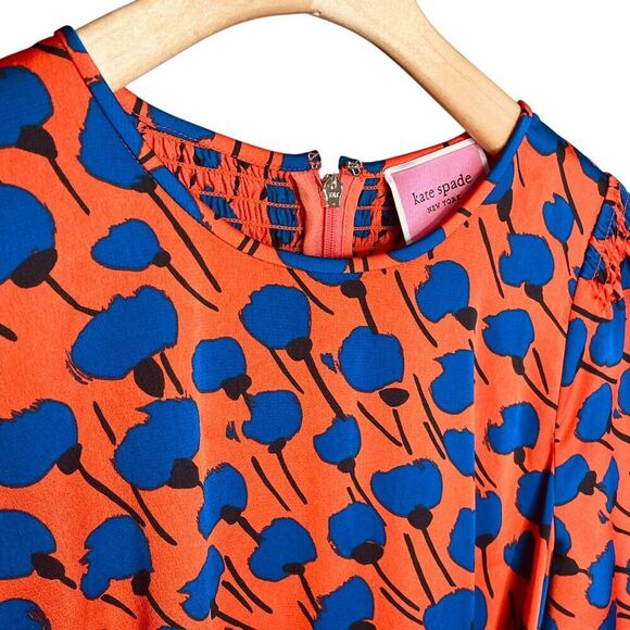 Kate Spade New York Poetic Floral Smocked Dress - Picture 6 of 15